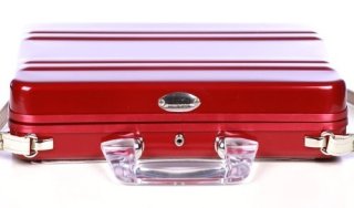 Женский слимлайн атташе-кейс Zero Halliburton, red