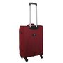 Средний дорожный чемодан текстильный 4-х колесный 67 л. Ciak Roncato Giro красный