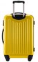 Малый 4-х колесный чемодан из поликарбоната 38/42 л HAUPTSTADTKOFFER, желтый