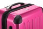 Малый 4-х колесный чемодан из поликарбоната 38/42 л HAUPTSTADTKOFFER, розовый
