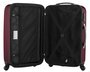 Малый 4-х колесный чемодан из поликарбоната 38/42 л HAUPTSTADTKOFFER, бордовый