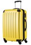 Большой 4-х колесный чемодан из поликарбоната 74/84 л HAUPTSTADTKOFFER, желтый