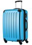 Большой 4-х колесный чемодан из поликарбоната 74/84 л HAUPTSTADTKOFFER, голубой