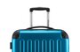 Большой 4-х колесный чемодан из поликарбоната 74/84 л HAUPTSTADTKOFFER, голубой