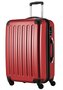 Большой 4-х колесный чемодан из поликарбоната 74/84 л HAUPTSTADTKOFFER, красный