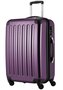 Большой 4-х колесный чемодан с покликарбоната 74/84 л HAUPTSTADTKOFFER, фиолетовый