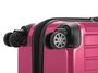Большой пластиковый чемодан на 4-х колесах 80/90 л HAUPTSTADTKOFFER Xberg, розовый