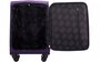 Текстильный малый чемодан на 4-х колесах HAUPTSTADTKOFFER, 33 л фиолетовый