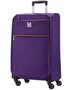 Большой текстильный чемодан на 4-х колесах 69/79 л HAUPTSTADTKOFFER, фиолетовый