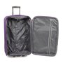 Members Topaz 85/97 л чемодан из полиэстера на 2 колесах фиолетовый