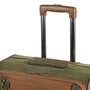 Members Boston 30 л чемодан из искусственной замши на 4 колесах оливковый