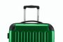 Пластиковый комплект чемоданов на 4-х колесах HAUPTSTADTKOFFER, зеленый
