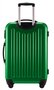 Пластиковый комплект чемоданов на 4-х колесах HAUPTSTADTKOFFER, зеленый