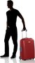 Большой полипропиленовый чемодан на 2-х колесах 85 л Roncato Flexi, красный
