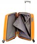 Комплект дорожных пластиковых чемоданов 4-х колесных PUCCINI, оранжевый
