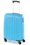 Малый дорожный пластиковый чемодан 4-х колесных 35 л PUCCINI, голубой