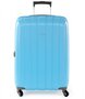 Пластиковый чемодан гигант 4-х колесных 110 л PUCCINI, голубой