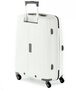 Пластиковый чемодан гигант 4-х колесных 110 л PUCCINI, белый
