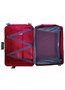 Малый полипропиленовый чемодан на 4-х колесах 30 л Roncato Light, малиновый