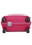 Малый полипропиленовый чемодан на 4-х колесах 30 л Roncato Light, малиновый