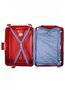 Большой полипропиленовый чемодан на 4-х колесах 90 л Roncato Light, красный