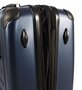 Средний дорожный пластиковый чемодан 4-х колесный PUCCINI, синий