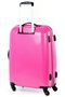 Средний чемодан из поликарбоната 4-х колесных 70 л PUCCINI, розовый