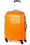 Средний чемодан из поликарбоната 4-х колесных 70 л PUCCINI, оранжевый