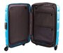 Комплект дорожных пластиковых чемоданов 4-х колесных PUCCINI, голубой
