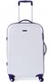 Комплект чемоданов из поликарбоната 4-х колесных PUCCINI, белый