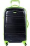 Большой пластиковый чемодан 4-х колесных 95 л PUCCINI, темно-фиолетовый