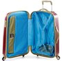 Большой пластиковый чемодан 4-х колесных 95 л PUCCINI, бордовый