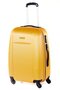 Комплект дорожных пластиковых чемоданов 4-х колесных PUCCINI, золото