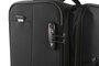 Средний тканевый чемодан на 4-х колесах 71/85 л Roncato Zero Gravity, черный