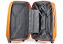Средний чемодан из пластика 4-х колесный 70 л PUCCINI, оранжевый