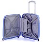 Малый чемодан из пластика 4-х колесный 33 л PUCCINI, синий