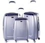 Комплект чемоданов из пластика 4-х колесных PUCCINI, антрацит