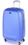 Комплект чемоданов из пластика 4-х колесных PUCCINI, синий