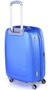 Комплект чемоданов из пластика 4-х колесных PUCCINI, синий