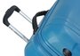 Малый чемодан из поликарбоната 4-х колесный 34 л PUCCINI, голубой