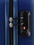 Малый чемодан из поликарбоната на 4-х колесах 32 л Roncato Kinetic, темно-синий