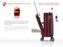 Heys Portal Smart Luggage (L) Grey 105 л чемодан из поликарбоната на 4 колесах серый