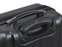 Средний чемодан из пластика 4-х колесный 73 л March New Carat, черный