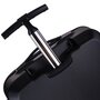Средний пластиковый чемодан 4-х колесный 67 л March Twist, черный