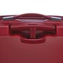 Средний пластиковый чемодан 4-х колесный 67 л March Twist, красный