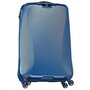 Малый пластиковый чемодан 4-х колесный 40 л March Twist, синий
