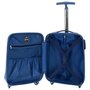 Малый пластиковый чемодан 4-х колесный 40 л March Twist, синий