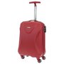Малый пластиковый чемодан 4-х колесный 40 л March Twist, красный