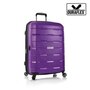 Средний чемодан из 100% дюрафлекса 70 л Heys Zeus, пурпурный