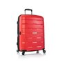 Средний чемодан из 100% дюрафлекса 70 л Heys Zeus, красный